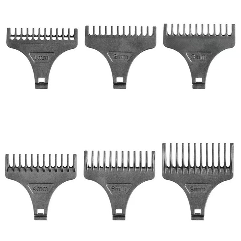 Hair Trimmer Attachments for Wahl T9, Beard Trimmer Combs, Comb Attachments Set, Clipper Attachments for Hair Trimmer, Hairdresser Salon Tool (1-4 mm, 6 mm, 9 mm)